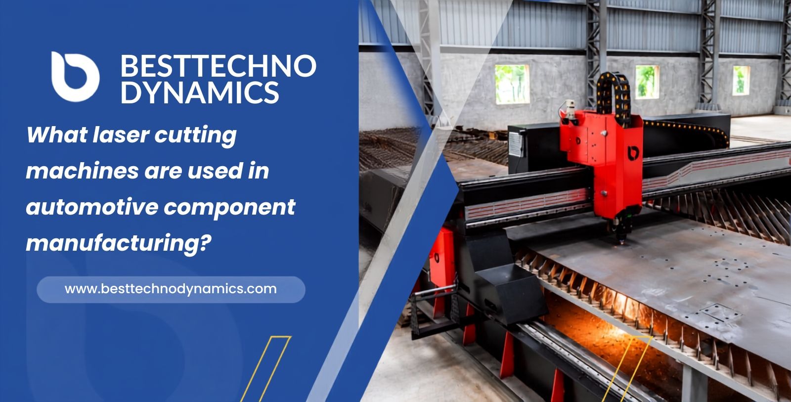 Laser cutting automotive component manufacturing